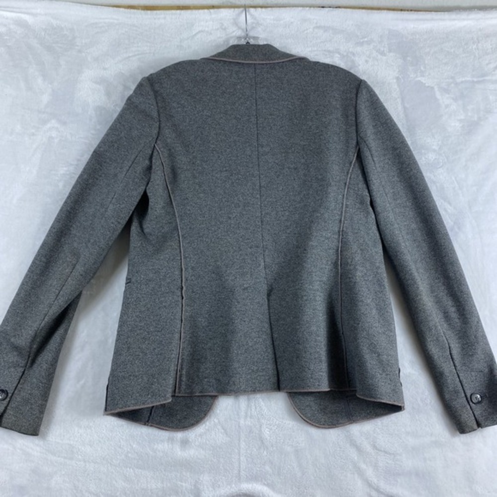 2/$30 Banana Republic Blazer Women Sz 4 Gray Unstructured Business Office Work - Picture 6 of 10